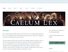 Tablet Screenshot of caelum-lex.com